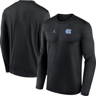 Jordan Brand Mens Jordan Brand Black North Carolina Tar Heels 2026 Sideline Small Logo Legend Dri-FIT Long Sleeve T-Shirt at Nordstrom, Size Xx-Large