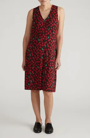Universal Standard Lila Jersey Dress in Very Cherry Red at Nordstrom, Size Xxx-Large