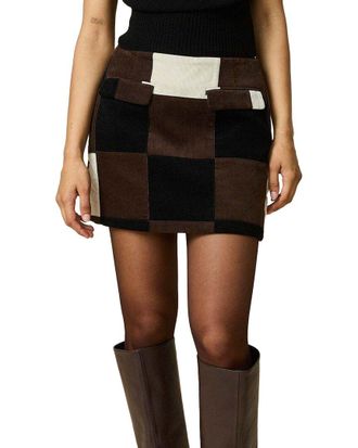 Rowing Blazers Patchwork Corduroy Skirt