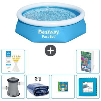 Bestway Piscina Bestway Fast Set Redonda - 244x61 Cm - 7-piezas S229