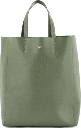 Celine Vertical Cabas Grained Calfskin Small tote bag - Groen