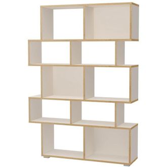 Oresteluchetta Librer&iacute;a Moderna Modular De Madera Blanca Mate Rancho B