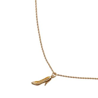 Dior Pre-owned Dior Gold Plated Pump Heel Pendant Necklace Ladies EXZD0JRHFQQUQJAN