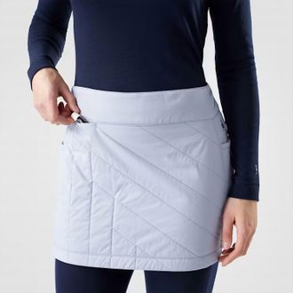 Smartwool Womens Smartloft Skirt In Icy Nightfall Blue