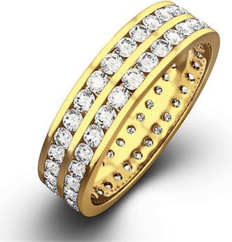 The Diamond Store Eternity Ring Lucy 18K Gold Diamond 1.00ct H/Si