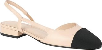Tiffany & Fred 2-Tone Leather Flat