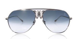 Anna-Karin Karlsson MISS ROSELL 2.0 White Gold Womens Sunglasses Silver Size 62