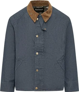 Barbour Blue Shirt Collar Jacket
