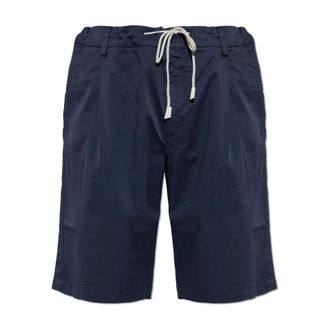Eleventy Casual Shorts, male, Blue, Size: W36 Cotton Bermuda Shorts