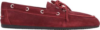 Miu Miu Red Solid Loafers