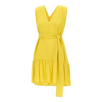 Kaos Short Dresses, female, Yellow, Size: XL Icona Short Dress