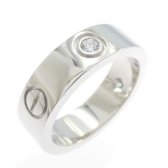 Cartier White Gold White Gold (18K) Band Ring (Pre-Owned)