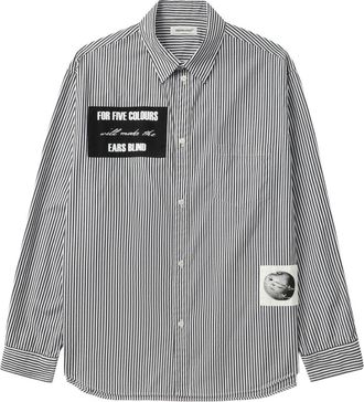 Undercover Camicia a righe - Nero