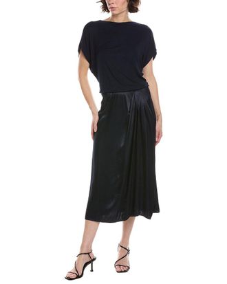 Michael Stars Siobhan Twist Front 2-In-1 Midi Dress