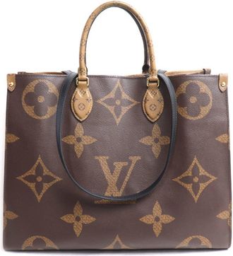 Louis Vuitton Brown Monogram Tote Bag (Pre-Owned)