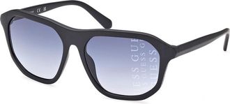 Guess GU00057 02W Mens Sunglasses Black Size 60