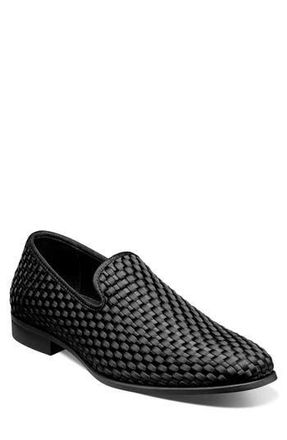 Stacy Adams Swenson Woven Loafer in Black at Nordstrom Rack, Size 7.5
