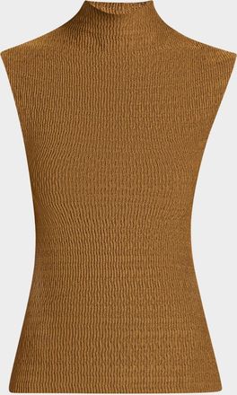 A.L.C. Jada Mock-Neck Top