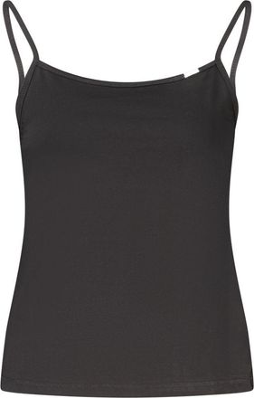 Calvin Klein Zwarte Katoenen Dames Tanktop