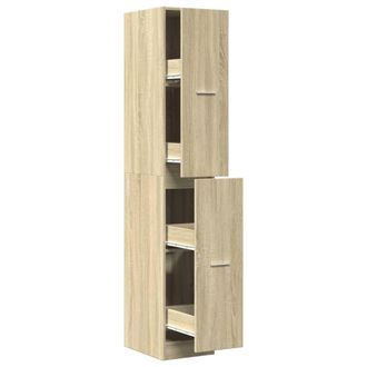 vidaXL Armario Botiqu&iacute;n Madera Ingenier&iacute;a Roble Sonoma 30x41x174,5 Cm Vidaxl