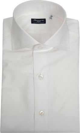 Finamore Double-Twisted Cotton Poplin Tailored Shirt Napoli Line
