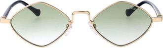 Emporio Armani Angular Cat-Eye Zonnebril - Heren - Zonnebrillen - Geel - 50 MM - Accessoires