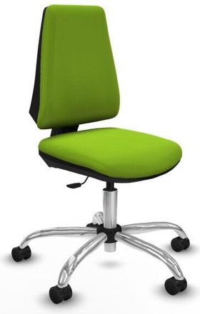 Piqueras y Crespo Piqueras Y Crespo - Elche Cp Similpiel Pistacho Base Cromada Ruedas Nailon 65mm