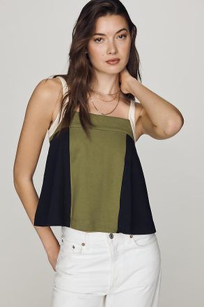 Maeve Colorblock Swing Tank Top