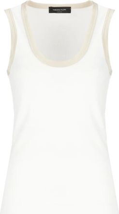 Fabiana Filippi Dames, Tops, Wit, Maat: XS Katoen