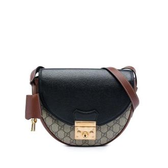 Gucci Pre-owned Vintage Crossbody Bag - Dames - Vintage Schoudertas - Veelkleurig - ONE Size - Leer - Vintage