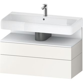 Duravit Duravit - Qatego Mueble Bajo Lavabo, 1 Extra&iacute;ble Y 1 Caj&oacute;n