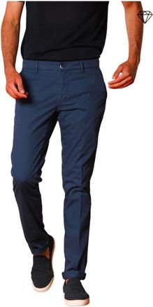 Mason's Heren, Broeken, Blauw, Maat: XS Katoen