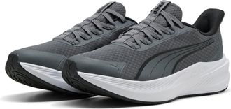 Puma Laufschuh PUMA DASHER LITE SLIPTECH, Gr. 42,5, cool schwarz gray, puma schwarz, puma wei&szlig;, Textil, Schuhe Laufschuh, mit leicht profilierter Gummilauf