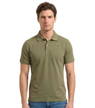 K-Way Green Shirt Collar Polo