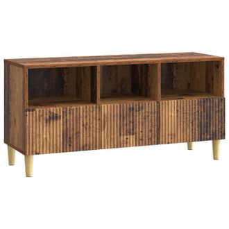 vidaXL Mueble De Tv Con Caj&oacute;n Madera Envejecida 102 X 34,5 X 50 Cm Vidaxl