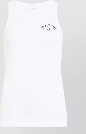 Patou silk sleeveless top