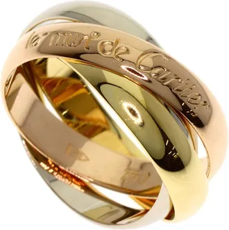 Cartier Yellow Gold (18K) Pink Gold (18K) White Gold (18K) Band Ring (Pre-Owned)