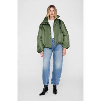 Anine Bing Cyrus Jacket in Olive at Nordstrom, Size X-Small