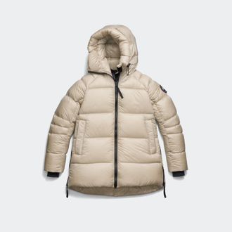 Canada Goose Cypress Puffer Black Disc (Women, Limestone, L)