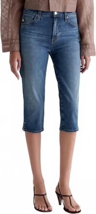 AG - Adriano Goldschmied Maisie Mid Rise Capri Jean In Foxy