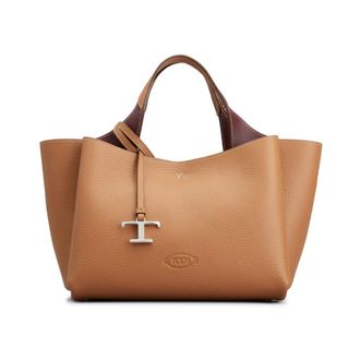 Tod's Tods, Handbags, female, Brown, Size: ONE SIZE Brown Handbag Elegant Style