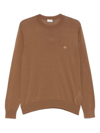 Etro Brown Cotton Sweater