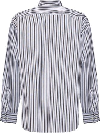 Dries Van Noten Mens Shirt Croom Cotton Poplin White