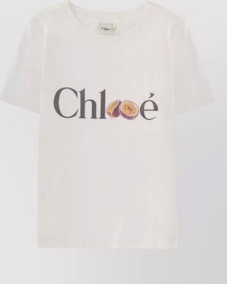 Chlo&eacute; slim-fit logo t-shirt