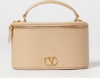 Valentino Garavani Mini borsa Vanity in pelle martellata con logo VLogo Signature