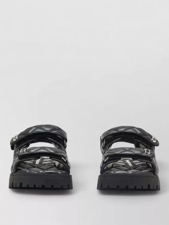 Marc Jacobs leather quilted slides