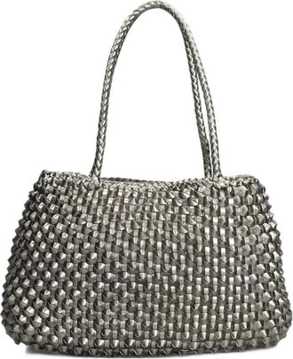Dragon Diffusion Borsa Tote con Design Intrecciato - - Bags - Donna - Grigio - ONE SIZE