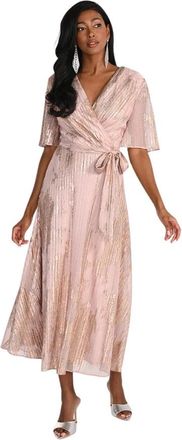 Frank Lyman Design Gebreide Jurk - Dames - Feestkleedjes - Roze - XL - Kleedjes