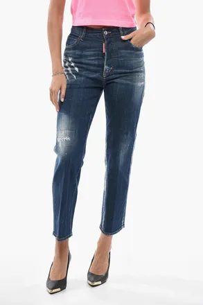 Dsquared2 Distressed-Effect Jeans BOSTON 20cm Dsquared2
