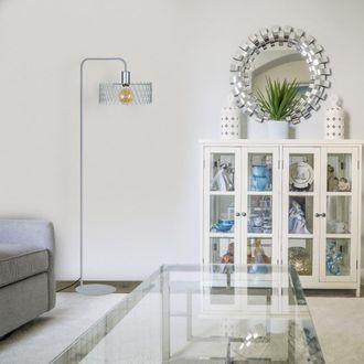 Tosel L&aacute;mpara para leer metal Alt.157cm aluminio Pantalla: aluminio